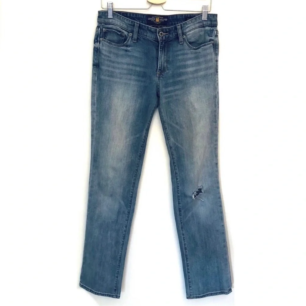 Lucky Brand Sweet Straight Distressed Jean 6/28R